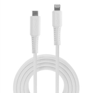 Alternative view of Lindy 31315 cable de conector Lightning 0,5 m Blanco