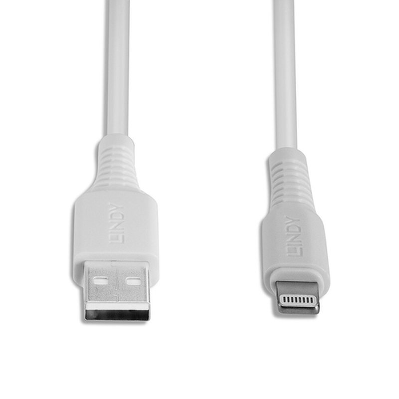 Lindy 31325 cable USB 0,5 m USB 2.0 USB A Blanco - Imagen 4