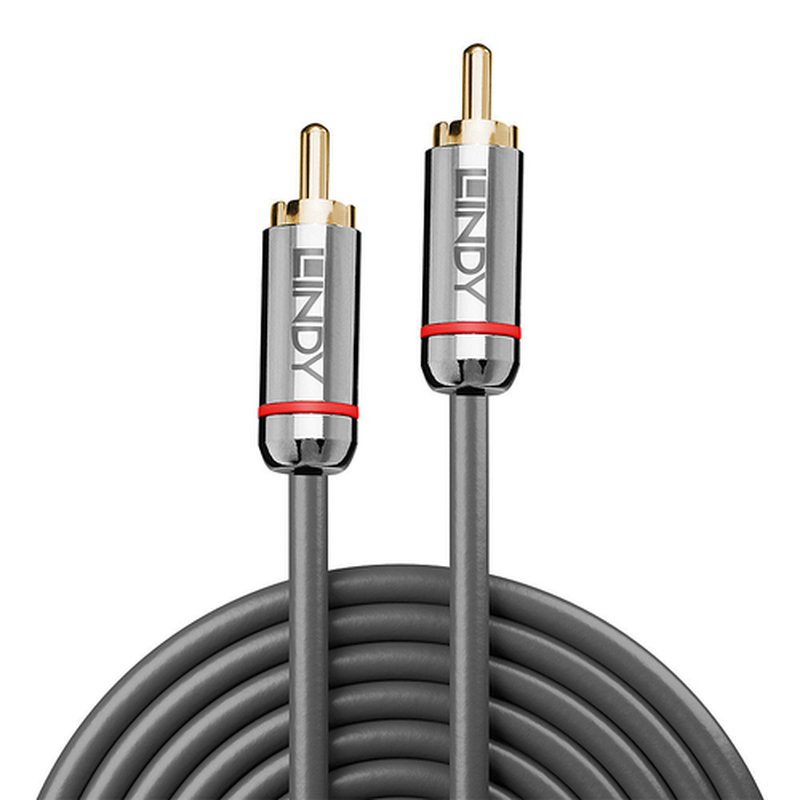 Lindy 35340 cable de audio 2 m RCA Antracita - Imagen 2
