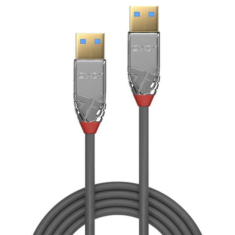 Lindy 36626 cable USB 1 m USB 3.2 Gen 1 (3.1 Gen 1) USB A Gris - Imagen 2