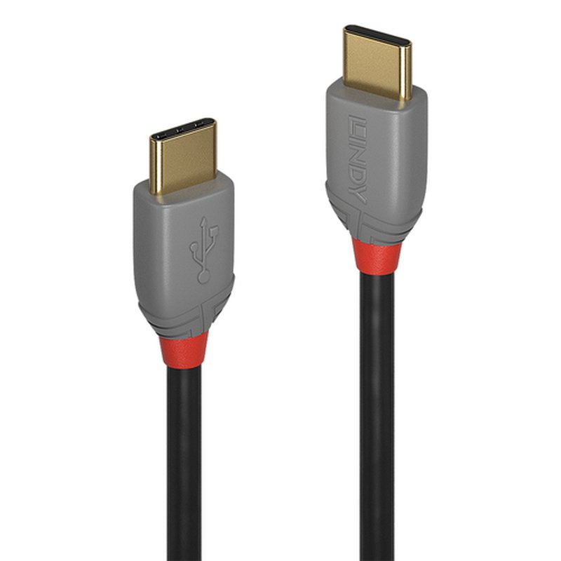 Lindy 36870 cable USB 0,5 m USB 2.0 USB C Negro, Gris Lindy 36870 cable USB 0,5 m USB 2.0 USB C Negro, Gris