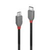Lindy 36890 cable USB 0,5 m USB 2.0 USB C Micro-USB B Negro, Gris