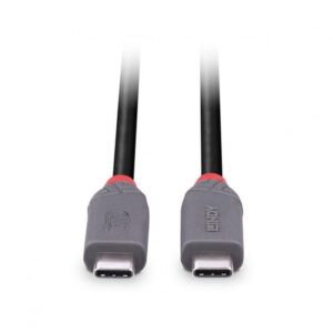 Lindy 36957 cable USB 1,5 m USB4 Gen 3x2 USB C Negro
