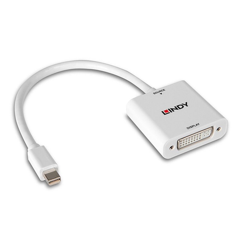 Lindy 38318 adaptador de cable de vídeo 0,18 m Mini DisplayPort DVI-I - Imagen 3