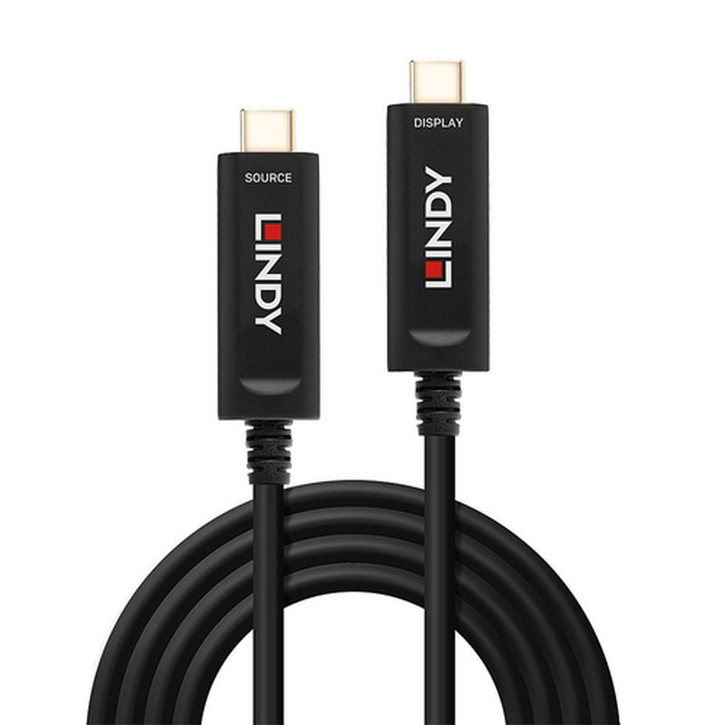 Lindy 38503 cable USB 15 m USB C Negro Lindy 38503 cable USB 15 m USB C Negro - Imagen 2