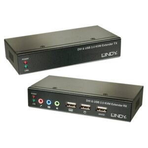 Alternative view of Lindy 39377 interruptor KVM Negro