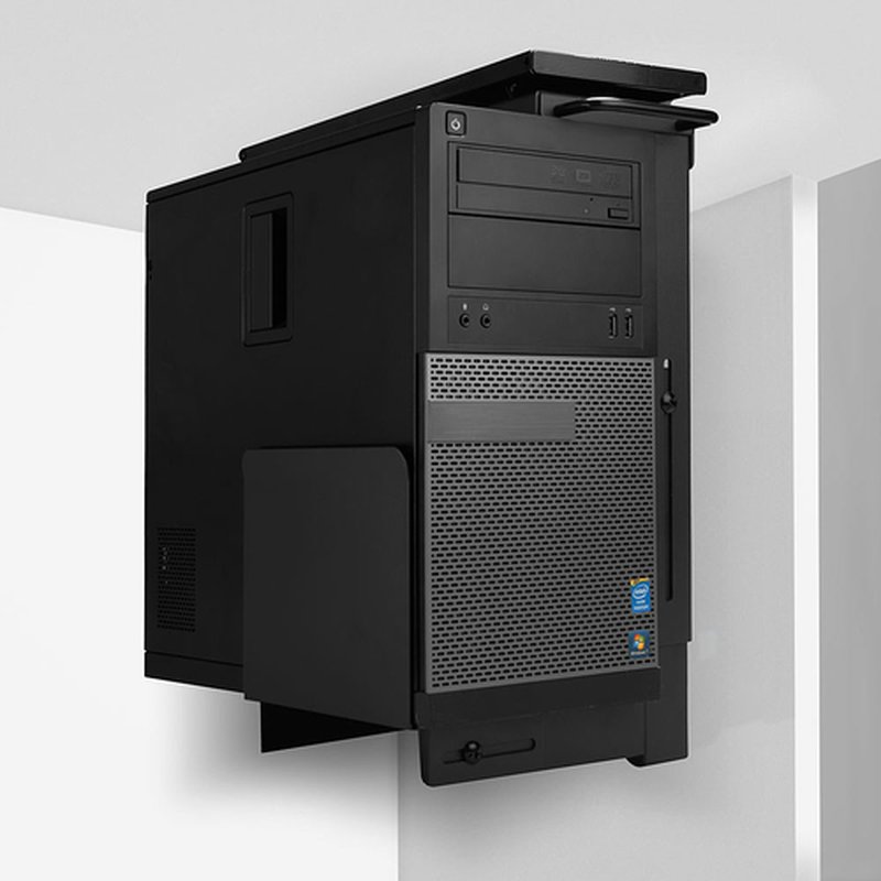 Lindy 40284 soporte de CPU Soporte de CPU para instalación en escritorio Negro - Imagen 4