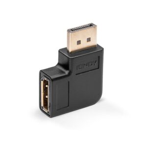 Lindy 41334 cambiador de género para cable DisplayPort Negro