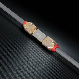 Lindy 41511 cambiador de género para cable HDMI 2.1 Plata