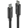 Lindy 41555 cable USB 0,5 m USB 3.2 Gen 1 (3.1 Gen 1) USB C Negro