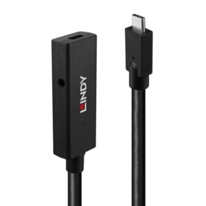 Lindy 43364 cable USB 5 m USB 3.2 Gen 2 (3.1 Gen 2) USB C Negro
