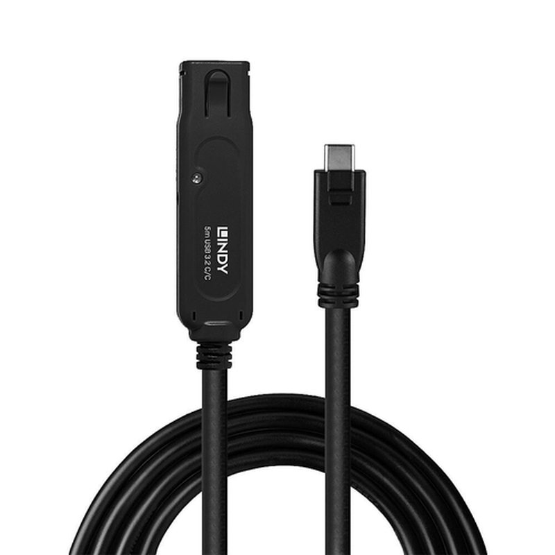 Lindy 43405 cable USB USB 3.2 Gen 2 (3.1 Gen 2) 5 m USB C Negro - Imagen 2