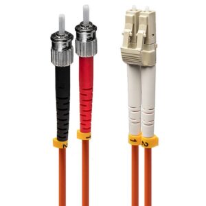 Lindy 46490 cable de fibra optica 1 m LC ST OM2 Naranja