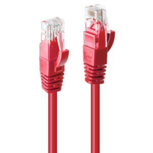 Lindy 48034 cable de red Rojo 3 m Cat6 U/UTP (UTP)
