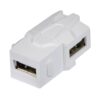 Lindy 60491 cambiador de género para cable USB 2.0 A Blanco Lindy 60491 cambiador de género para cable USB 2.0 A Blanco
