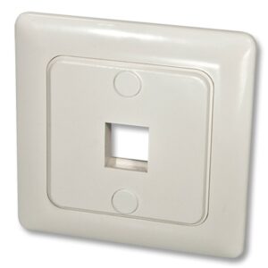 Lindy 60543 placa de pared y cubierta de interruptor Blanco