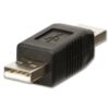 Lindy 71229 cambiador de género para cable USB A Negro