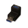 Lindy 71261 cambiador de género para cable USB 3.0 Negro