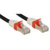 Lindy Cat.6 (A) SSTP / S/FTP PIMF Premium 15.0m cable de red Negro 15 m