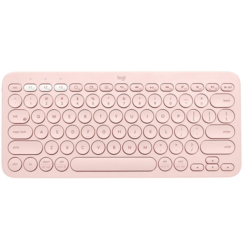 Logitech K380 Multi-Device teclado Bluetooth QWERTY Español Rosa Logitech K380 Multi-Device teclado Bluetooth QWERTY Español Rosa