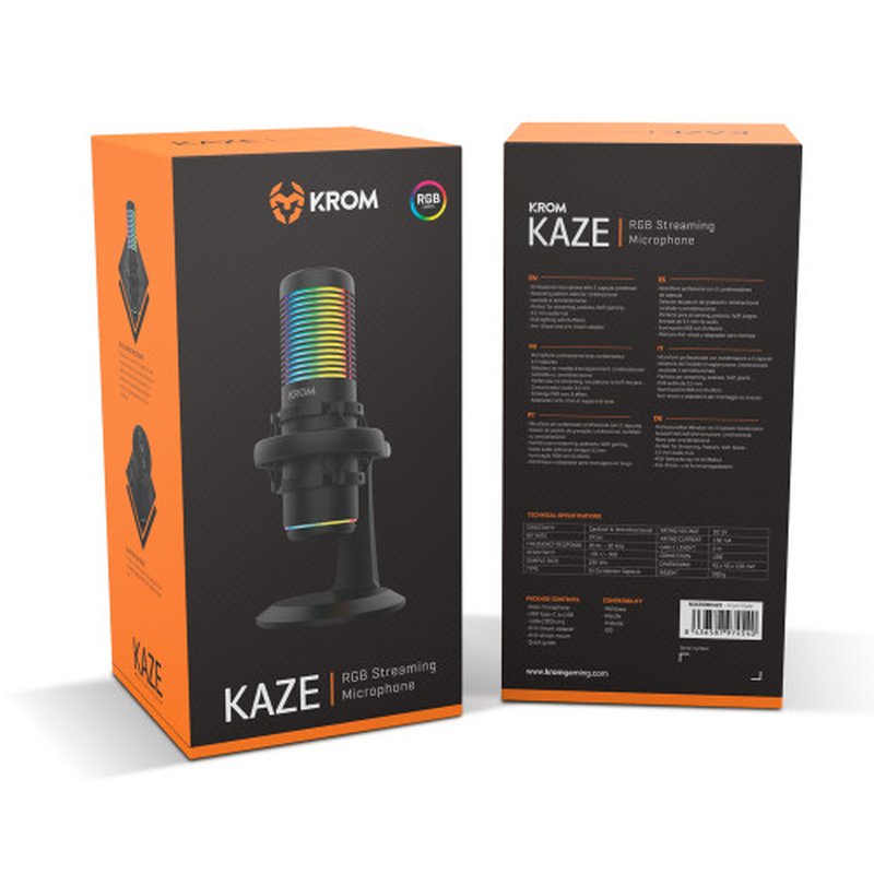 MICROFONO KROM KAZE STREAMING RGB MICROFONO KROM KAZE STREAMING RGB - Imagen 10