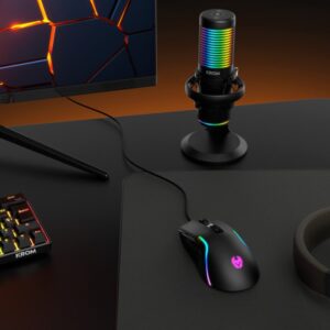 MICROFONO KROM KAZE STREAMING RGB MICROFONO KROM KAZE STREAMING RGB