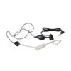 Motorola 00641 auricular y casco Auriculares Alámbrico gancho de oreja Negro, Transparente