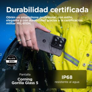Motorola moto G75 5G 17,2 cm (6.78") Ranura híbrida Dual SIM Android 14 USB Tipo C 8 GB 256 GB 5000 mAh Gris