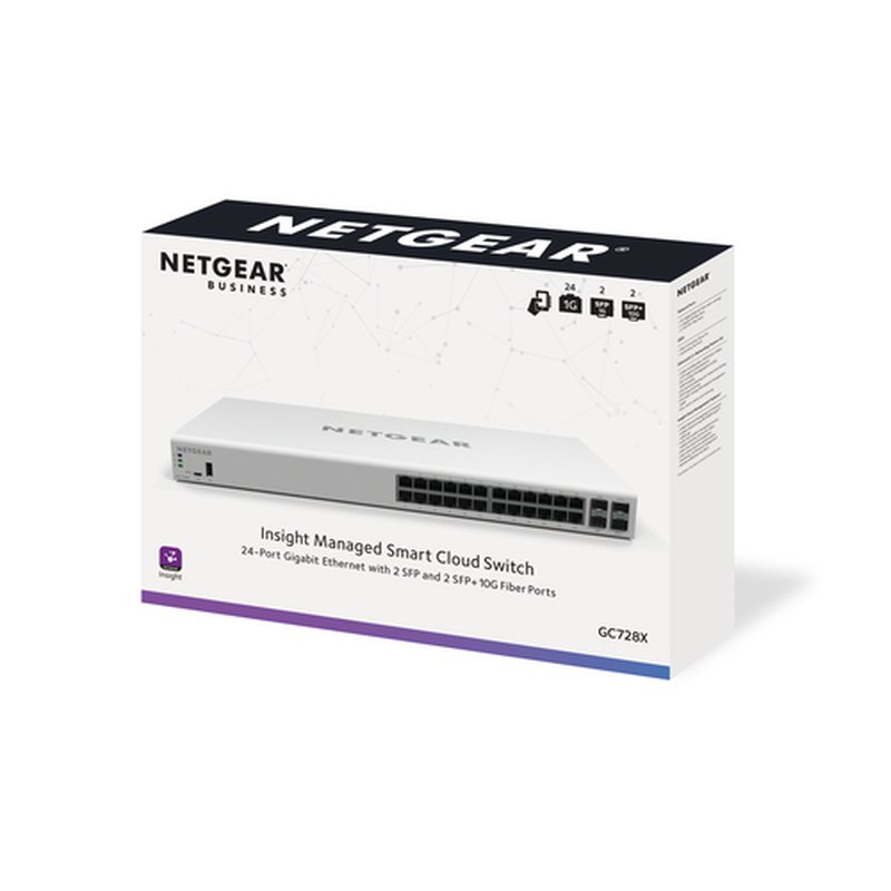 NETGEAR GC728XP Gestionado L2/L3/L4 Gigabit Ethernet (10/100/1000) Energía sobre Ethernet (PoE) 1U Blanco - Imagen 2