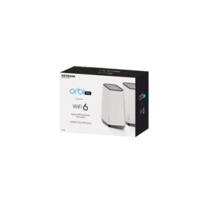 NETGEAR Orbi Pro WiFi 6 Tri-band Mesh System (SXK80) Tribanda (2,4 GHz/5 GHz/5 GHz) Wi-Fi 6 (802.11ax) Gris, Blanco 9 Interno