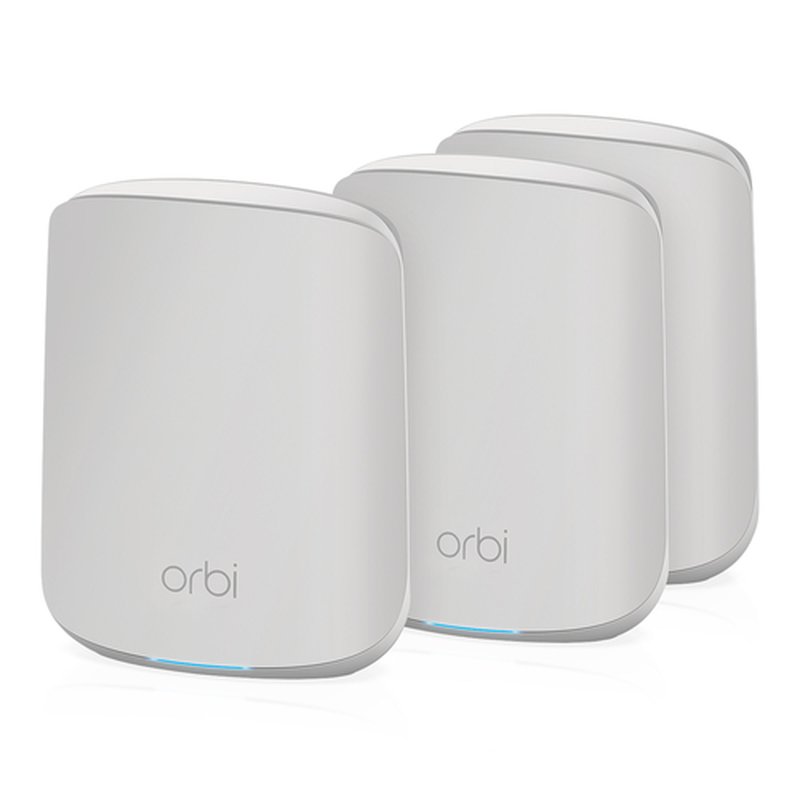 NETGEAR Orbi RBK353 AX1800 WiFi 6 Dual-band Mesh System Doble banda (2,4 GHz / 5 GHz) Wi-Fi 6 (802.11ax) Blanco 7 Interno