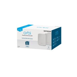 NETGEAR Orbi RBK353 AX1800 WiFi 6 Dual-band Mesh System Doble banda (2,4 GHz / 5 GHz) Wi-Fi 6 (802.11ax) Blanco 7 Interno