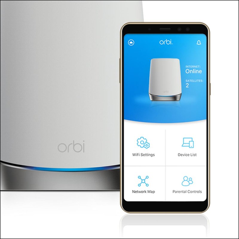 NETGEAR Orbi RBS750 AX4200 WiFi 6 Mesh Sattelite Tribanda (2,4 GHz/5 GHz/5 GHz) Wi-Fi 6 (802.11ax) Blanco 2 Interno - Imagen 7