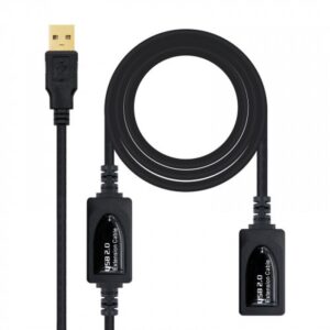 Nanocable 10.01.0213 cable USB USB 2.0 15 m USB A Negro