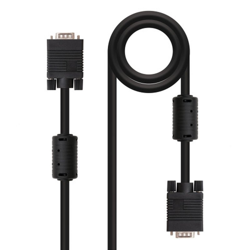 Nanocable CABLE SVGA CON FERRITA HDB15/M-HDB15/M 10 M Nanocable CABLE SVGA CON FERRITA HDB15/M-HDB15/M 10 M