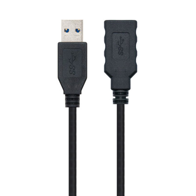 Nanocable Cable USB 3.0, Tipo A/M-A/H, Negro, 3.0 M - Imagen 2