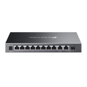 TP-Link Omada ES210GMP switch Gestionado Gigabit Ethernet (10/100/1000) Energía sobre Ethernet (PoE) Negro