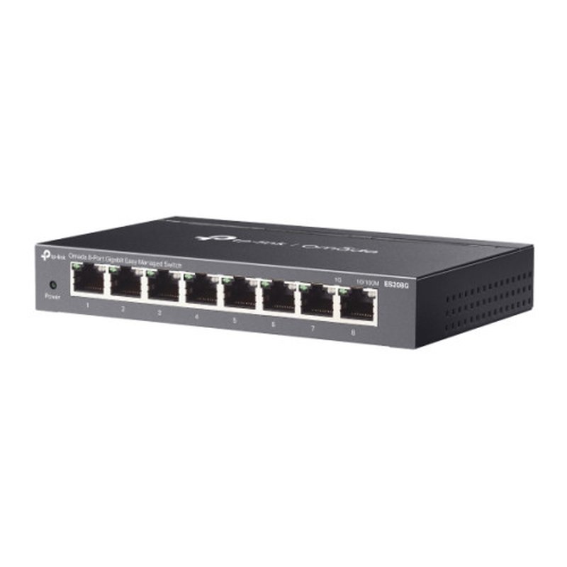 TP-Link ES208G switch Gestionado Gigabit Ethernet (10/100/1000) Negro TP-Link ES208G switch Gestionado Gigabit Ethernet (10/100/1000) Negro - Imagen 3