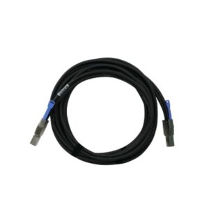 QNAP CAB-SAS30M-8644 cable Serial Attached SCSI (SAS) 3 m Negro, Metálico