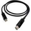 QNAP CAB-TBT10M cable Thunderbolt 1 m Negro QNAP CAB-TBT10M cable Thunderbolt 1 m Negro