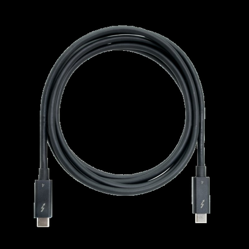 QNAP CAB-TBT4-2M cable Thunderbolt 40 Gbit/s Negro QNAP CAB-TBT4-2M cable Thunderbolt 40 Gbit/s Negro