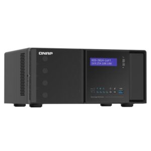 Alternative view of QNAP QGD-3014-16PT-8G switch Gestionado Gigabit Ethernet (10/100/1000) Energía sobre Ethernet (PoE) Negro