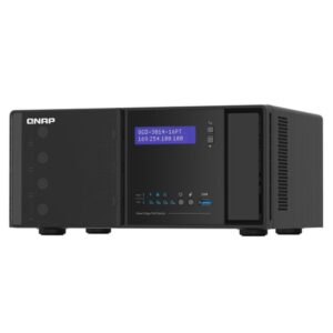 QNAP QGD-3014-16PT-8G switch Gestionado Gigabit Ethernet (10/100/1000) Energía sobre Ethernet (PoE) Negro