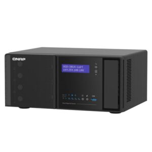QNAP QGD-3014-16PT-8G switch Gestionado Gigabit Ethernet (10/100/1000) Energía sobre Ethernet (PoE) Negro