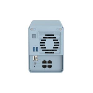 QNAP QMiroPlus-201W NAS Escritorio Intel® Celeron® J4125 4 GB DDR4 0 TB QNAP Turbo System Azul