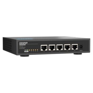 QNAP QSW-3205-5T switch No administrado 10G Ethernet (100/1000/10000) Escritorio Negro