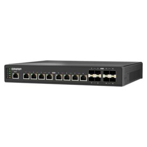 QNAP QSW-IM3216-8S8T switch Gestionado 10G Ethernet (100/1000/10000) Negro