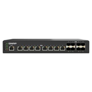 QNAP QSW-IM3216-8S8T switch Gestionado 10G Ethernet (100/1000/10000) Negro