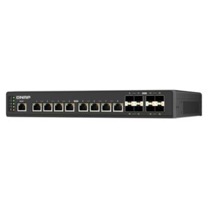 Alternative view of QNAP QSW-IM3216-8S8T switch Gestionado 10G Ethernet (100/1000/10000) Negro
