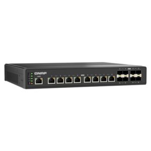 QNAP QSW-IM3216-8S8T switch Gestionado 10G Ethernet (100/1000/10000) Negro